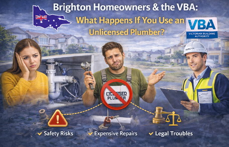 Brighton Homeowners & the VBA: What Happens If You Use an Unlicensed Plumber? Brighton Homeowners & VBA: Unlicensed Plumber?